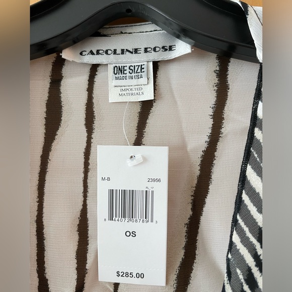 Caroline Rose swimsuit cover up - animal print. One size. New with tags! - Picture 2 of 8